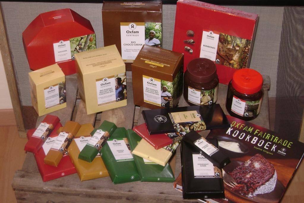 Oxfam chocolade producten Oxfam chocolade producten